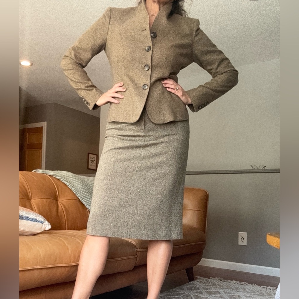 Lauren Ralph Lauren Brown Pencil Skirt